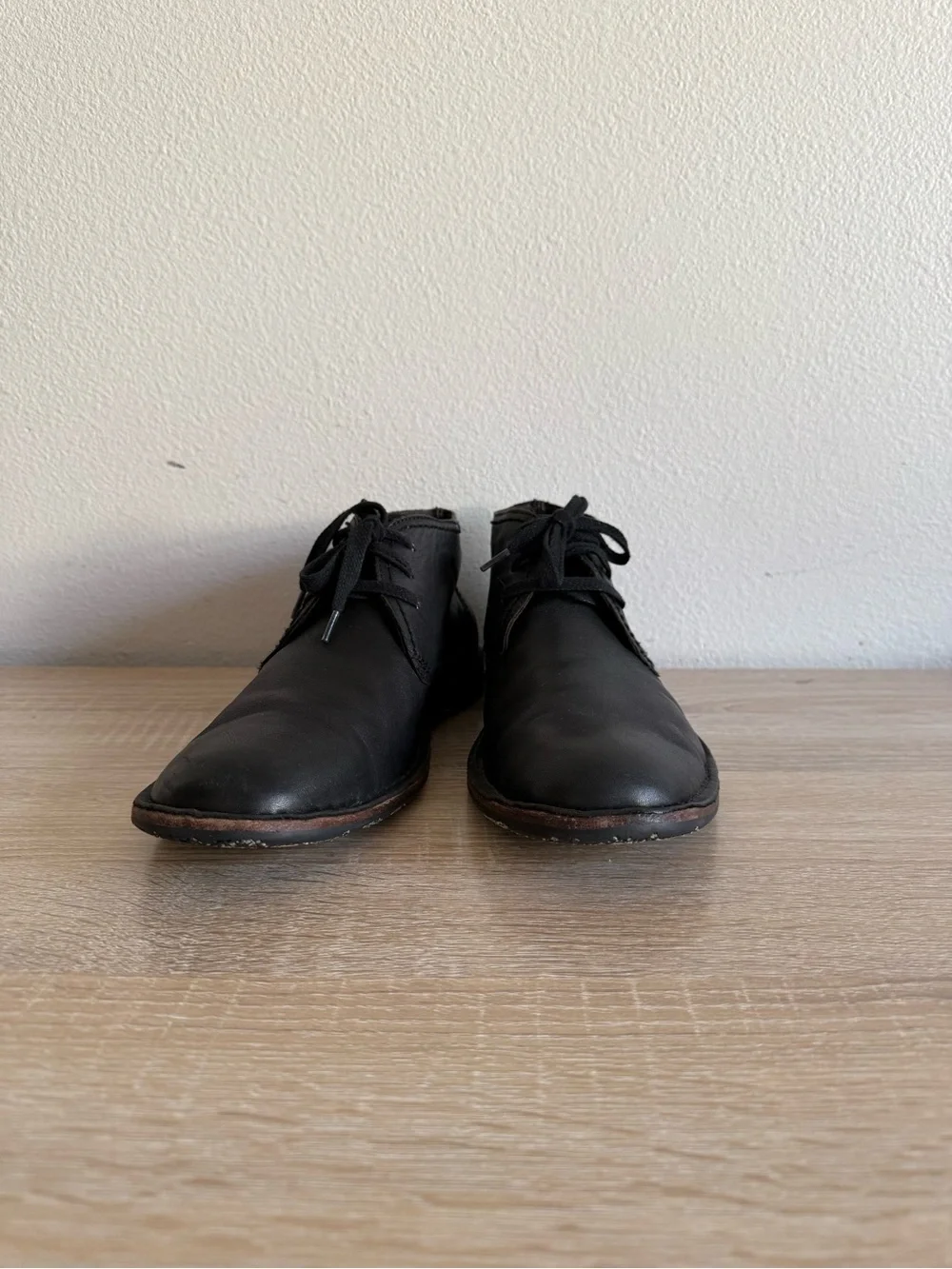 John Varvatos USA Black Leather Chukka Ankle Boots Men’s Sz 10.5